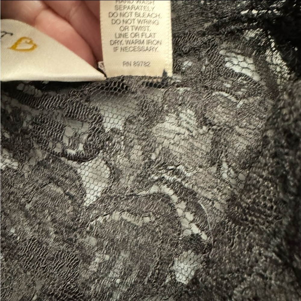 Vintage 90s Victoria’s Secret Collection Black Lace Robe Set RARE Small Batch - Picture 7 of 14